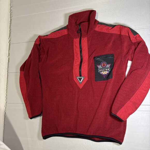 Helly Hansen VTG Men’s Jacket Fleece Sherpa Half Zip Jacket Medium Keprotec - Picture 10 of 16